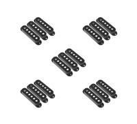 5 set 3 pezzi Single Coil Pickup Cover per ST SQ Chitarra Parti Nero