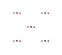 5 set 3 Pezzi Tromba Pulsante Sostituzione Accessori Modificati Piccolo Metallo Musica Giocare Dita Tasti Ottone Strumento Parte Stile 3