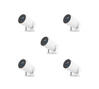 5 set 4/5G WiFi6 Pro Proiettore Senza Cuciture Esterno Visualizzazione 2.4/5G WiFi6 BT 5.0 Videoproiettore Cinema Outdoor 260ANSI 720P UK