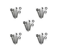 5 set 6 in 1 Kit di Pulizia Tastiera Semplice Spolverare Accessori Manutenzione Detergente Tastiere Strumenti Puliti Set di pennelli Accessori per computer