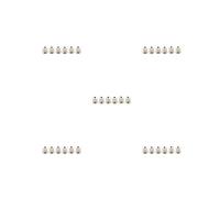 5 set 6 pezzi puntali per corde fibbie semplici affidabili squisite piccole corde per chitarra elettrica sostituzione strumento di fissaggio