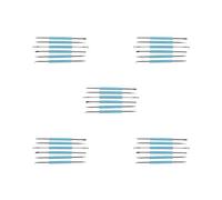 5 Set 6 Pz Durevole Saldatura Stazione di Saldatura Ferro Elettronico Calore Assist Strumento