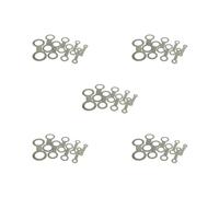 5 set 8 Pezzi/set In Acciaio Inox Sassofono Pad Rimovibile Manuale Professionale Sax Soprano Kit di Riparazione Strumento Musicale Hardware