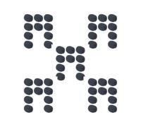 5 set da 10 pezzi microfono cuffie antivento schiuma universale nero anti rumore vento