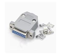 5 set DB15 RS232 15 pin 2 file femmina maschio connettore COM adattatore con custodia in plastica fai da te (femmina)