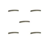 5 set di 1:87 Treno Elettrico Track Parti HO Gauge Curvo Pista per Treno Ferrovia Set