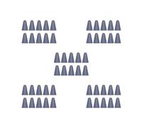 5 Set di 10 tappi a molla, antiscivolo, resistenti all'usura, in silicone, custodia touch screen, alta sensibilità, grande resistenza