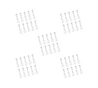 5 set di 10pcs 1:25 Miniatura Lampada D'oro Illuminazione Da Tavolo Decorazione Casa Delle Bambole 16mm
