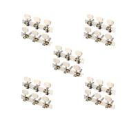 5 set di 2 pezzi cromati per chitarra acustica, pioli accordatori meccanici 3R3L