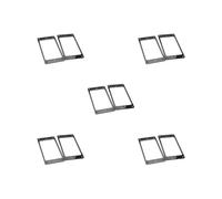 5 set di 2 pezzi per pickup humbucker per chitarra elettrica, nero, 8,9 x 4,5 x 0,37 cm