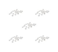 5 set di 20 guide per valvole per corno contralto, in plastica, in ottone, per riparazione strumenti, 18 mm x 15 mm