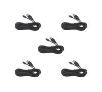 5 set di 5 V 2A Micro USB Cavo di Ricarica 90 Gradi Curva Destra DVR GPS Cavo di Ricarica