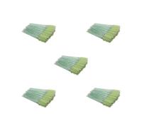 5 set di 50 pennelli per ciglia squisiti per San Valentino con setole dolci pinzette per sopracciglia facili da impugnare pennelli per sopracciglia finte con asta di cristallo/verde