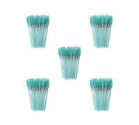 5 set di 50 pennelli per ciglia squisiti strumenti di trucco per San Valentino con setole dolci pinzette per sopracciglia pennelli per sopracciglia verde scuro 38