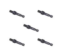 5 set di adattatori esagonali da 1/4 '' per mandrino trapano, A- M8 x 1,25 M8 x 1,25