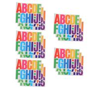 5 set di adesivi dell'alfabeto, adesivi autoadesivi in carta con