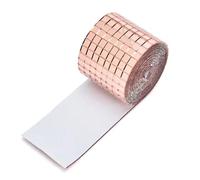 5 set di adesivi fai da te a forma palla discoteca, for specchi in vetro, autoadesivi, decorazioni for la casa, interni, 30/60/100 * 4 cm Per Decorazioni Fai Da Te(Rose Gold,4cmx30cm)