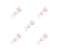 5 set di applicatori per olio per capelli, strumenti permanenti, pettine, applicatore, bottiglia per salone di casa, rosa, 17,1 x 6,4 x 4,6 cm