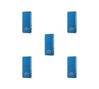 5 set di Bluetooth compatibile 1.8 "Schermo MP3 MP4 HD Display in lega di zinco Radio Player Bass Touch Control Musica Outdoor Blu 8GB