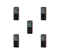 5 set di Bluetooth compatibile con schermo da 1,8 pollici lettore MP3 MP4 stereo suono touch controllo musica riproduzione per interni ed esterni rosa 8 GB
