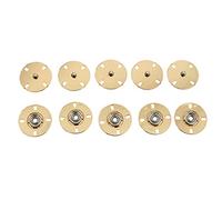 5 set di bottoni automatici in metallo da cucire su bottoni automatici da 25 mm, oro