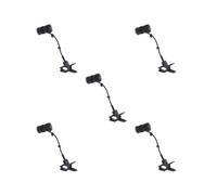 5 set di clip per microfono senza microfono per Erhu Flauto Cucurbit Flauto Performance