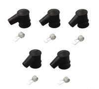 5 Set di copertura della bobina di accensione e molle per motosega 45cc 52cc 58cc modelli 4500 5200 5800 pezzi di ricambio in gomma e metallo per la manutenzione del giardino riparazione