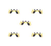 5 set di cuciture senza cuciture per giunture di giunzione livellamento in metallo 90 gradi pietra cucitura Setter doppia ventosa giallo