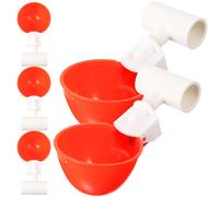 5 set di erogatori d'acqua per pollo, abbeveratoi automatici per pollame, per