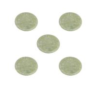 5 set di extension per ciglia rotonde in pietra di giada colla supporto adesivo stand pallet