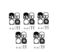 5 Set Di Kit Riparazione E Ricostruzione Del Carburatore, Guarnizione A Diaframma Per Zama RB-11 C1S-S1 Per Motosega Per 009 010 011 012 011AV C1S-S1A C1S-S1B