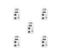 5 set di lenti per microscopio con filtro CPL portatile macro mini per la maggior parte degli smartphone, bianco CPL
