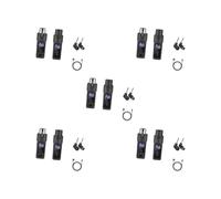 5 set di Microfono Trasmettitore Ricevitore Gamma 30M per Audio Mixer Microfono Adattatore 1 Trasmettere, Lunghezza 5cm