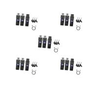 5 set di Microfono Trasmettitore Ricevitore Gamma 30M per Audio Mixer Microfono Adattatore 2 Trasmettitori, Lunghezza 5cm