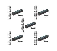 5 set di pedali per chitarra, alimentatore, pedaliera, robusto, effetto pedale per chitarra