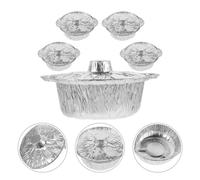 5 set di pentole da campeggio per cucina per cuocne usa e getta porte di cibi