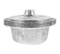 5 set di pentole da campeggio per cucina per cuocne usa e getta porte di cibi