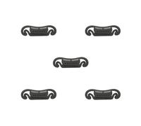 5 set di ponte per chitarra acustica classica in legno massello ebano barba piena