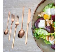 5/Set di posate lucide posate riutilizzabili per coltelli portatili alla