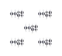 5 set di pulegge Block Set Fisica Esperimento Attrezzatura didattica per Studenti Insegnanti