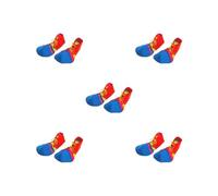 5 set di scarpe da clown jumbo a righe colorate puntelli cosplay per Halloween bambini uomini donne piccole