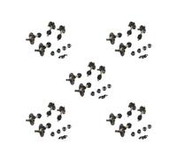 5 set di tasti di bloccaggio regolabili sintonizzazione spine superficie rivestita impermeabile antiruggine sintonizzatori accessori per chitarra parte strumento musicale