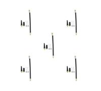 5 set di ugelli a sfera adattatori pompa manuale gonfiatore connettore accessori bici 5 pezzi