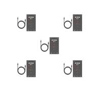 5 set di USB 7.1 scheda audio esterna durevole per accessori da viaggio nero driver libero