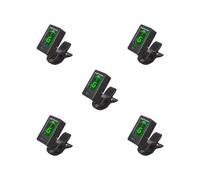 5 set Digitale Chitarra Tuner Alimentato A Batteria Anti-Interferenza Rotante Clip-On Schermo LCD Luce Tuners Violino Basso Accessori Stile 1