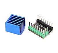 5 Set Driver motore passo-passo stampante 3D 2.5A 256 suddivisioni Scheda driver motore passo-passo stampante con dissipatore di calore 55-38V per MKS SGEN L