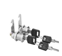 5 set File Cinet Lock Lamiera di ferro Armadietto Cilindro Dipendente Storage Cassetta postale Universale Serratura con linguetta 2 chiavi(Private key 16mm-01)