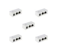 5 set iniettore splitter POE su Ethernet adattatore IP telecamera LAN rete DC bianco