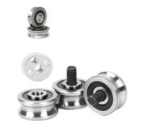 5 set/lotto SG10 SG15 SG20 SG25 SG66+M4 M5 M6 M8 Bulloni for cuscinetti in acciaio con scanalatura a U Puleggia Cuscinetti a sfere Guida a rulli Cuscinetto a rulli(M6 Eccentric wheel)