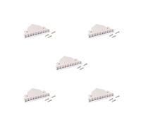 5 set Mandolino Cordiera Pezzi di Ricambio Raccordi Metallo String Pull Board Mandolini Componente Sostituire Parte di Ricambio Strumento Musicale